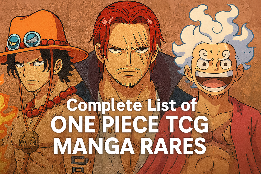 All Manga Rare Cards in One Piece Card Game (Up to OP-13)