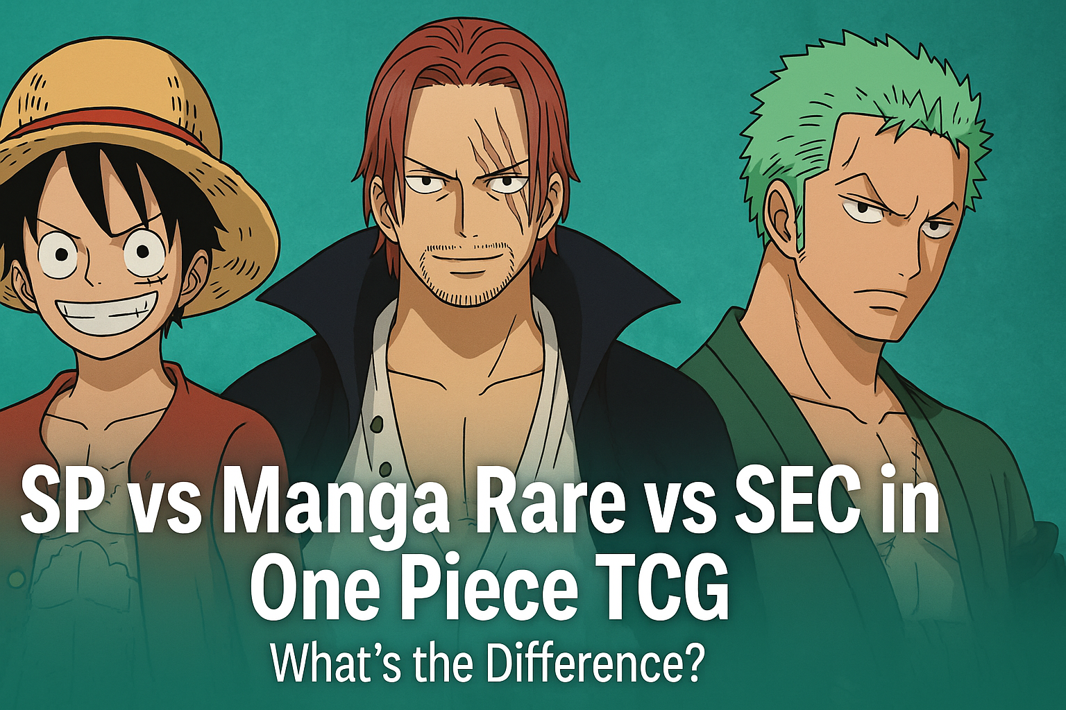 Special Rare vs Manga Rare vs SEC in One Piece TCG: What's the Differe   TCGKing.nl