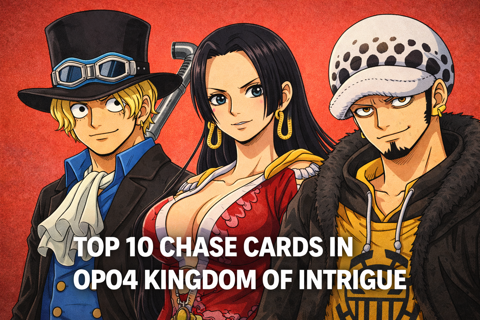 Top 10 Chase Cards in OP04 Kingdoms of Intrigue (One Piece TCG) TCGKing.nl Top 10 Chase Cards in OP04 Kingdoms of Intrigue (One Piece TCG) TCGKing.nl