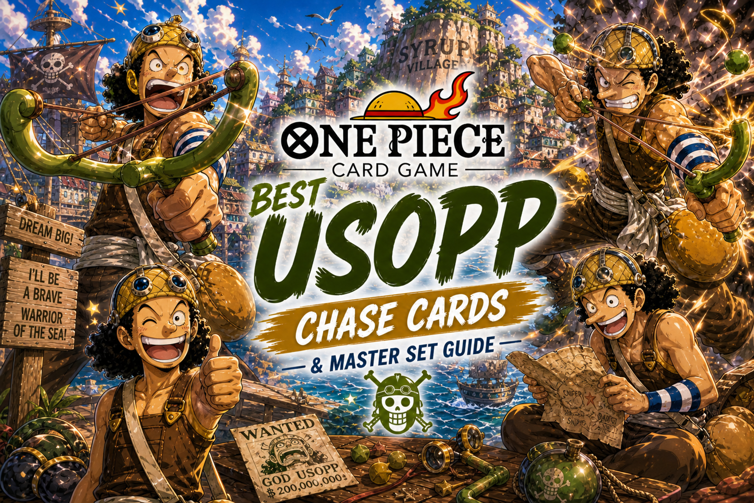 one piece card game usopp Usopp - Starter Deck 1: Straw Hat Crew