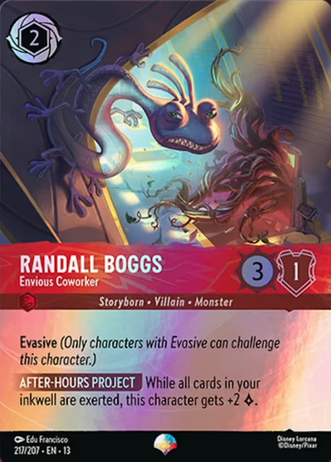 Randall Boggs - Envious Coworker (013-217) - Set 13: Attack of the Vine! - Disney Lorcana Epic