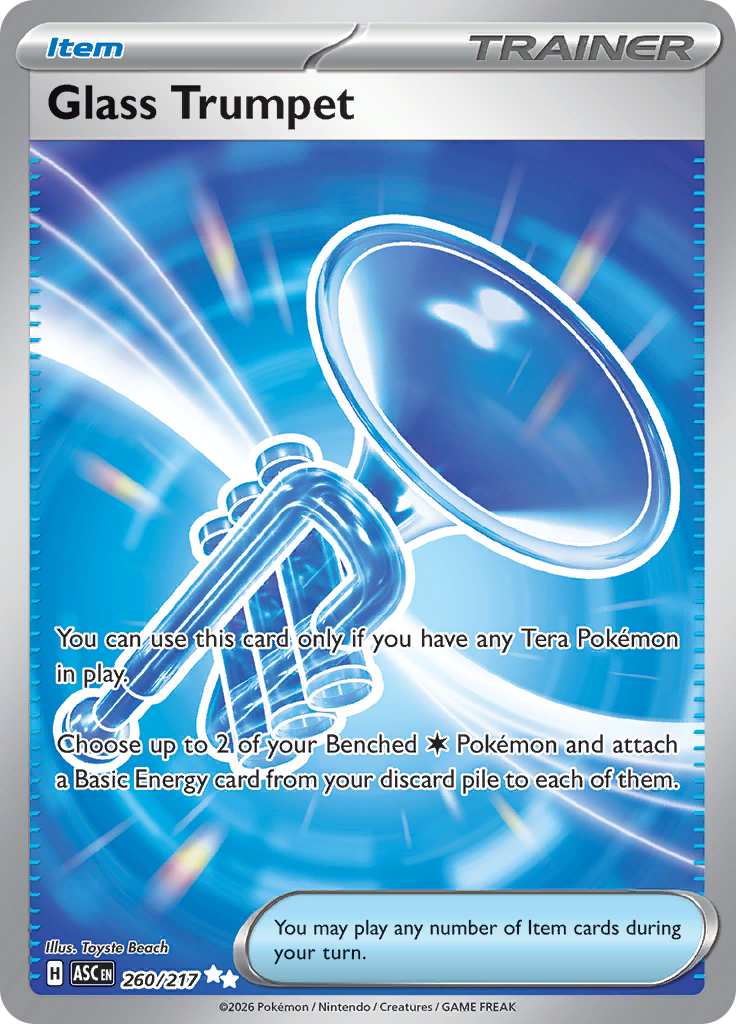 Glass Trumpet 260/217 from Ascended Heroes (ASC) - Ultra Rare English Pokémon TCG single card