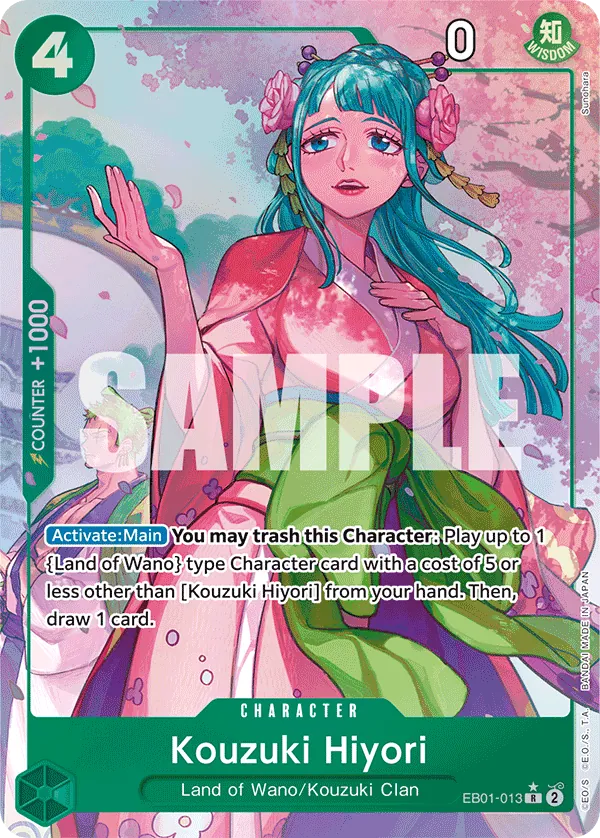 Kouzuki Hiyori (EB01-013) EB01 Alternate Art (AA)