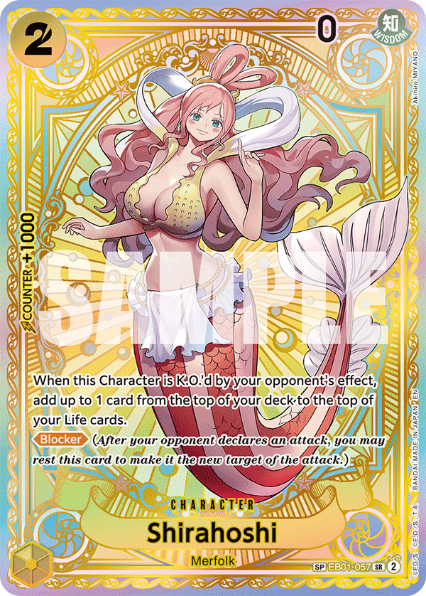 Shirahoshi (EB01-057) OP11 Special Rare (SP)