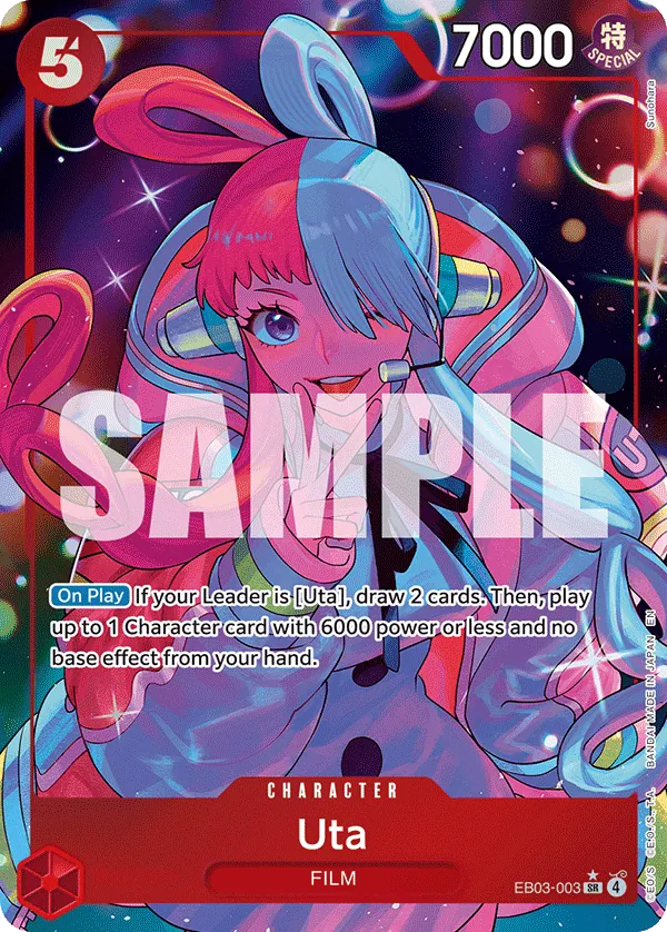 Uta (EB03-003) EB03 Alternate Art (AA)