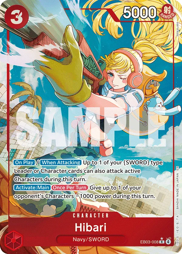 Hibari (EB03-008) EB03 Alternate Art (AA)