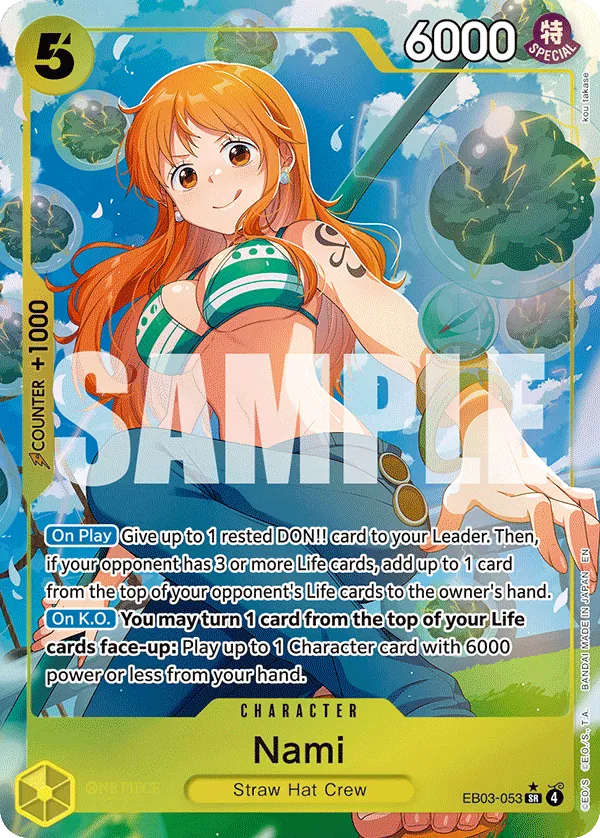 Nami (EB03-053) EB03 Alternate Art (AA)