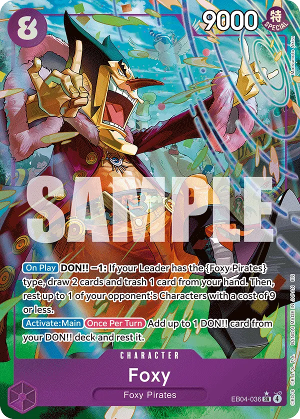 Foxy (EB04-036) OP14-EB04 Alternate Art (AA)