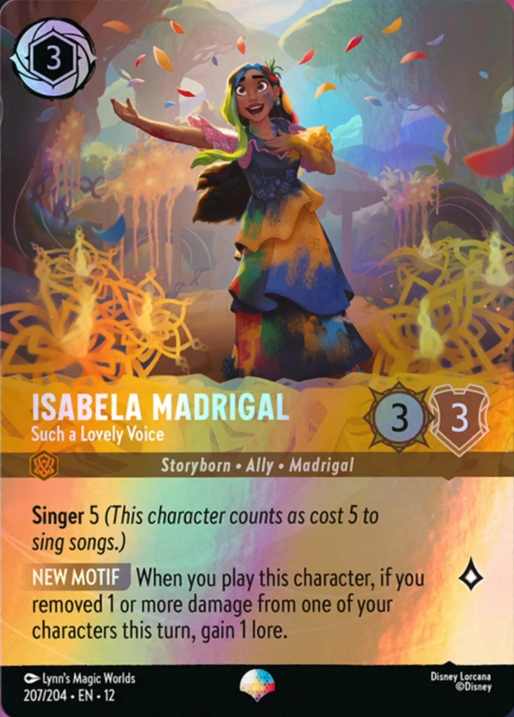 Isabela Madrigal - Such a Lovely Voice (012-207) - Set 12: Wilds Unknown - Disney Lorcana Epic