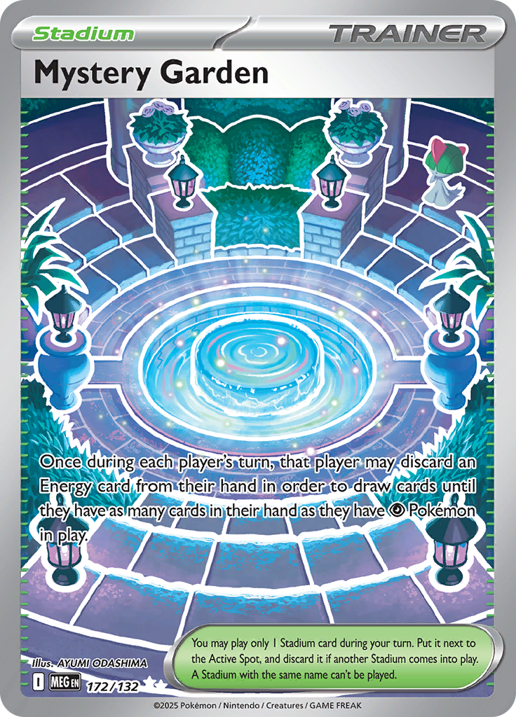 Mystery Garden 172/132 from Mega Evolution (MEG) - Ultra Rare English Pokémon TCG single card