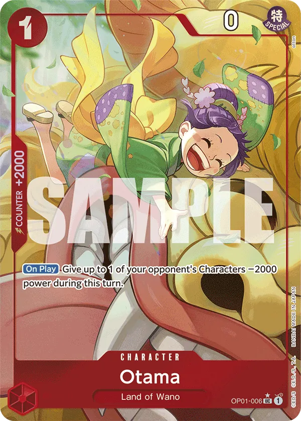 Otama (OP01-006) PRB01 Alternate Art (AA)