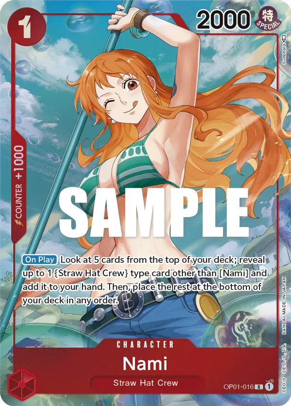 Nami (OP01-016) OP01 Alternate Art (AA)