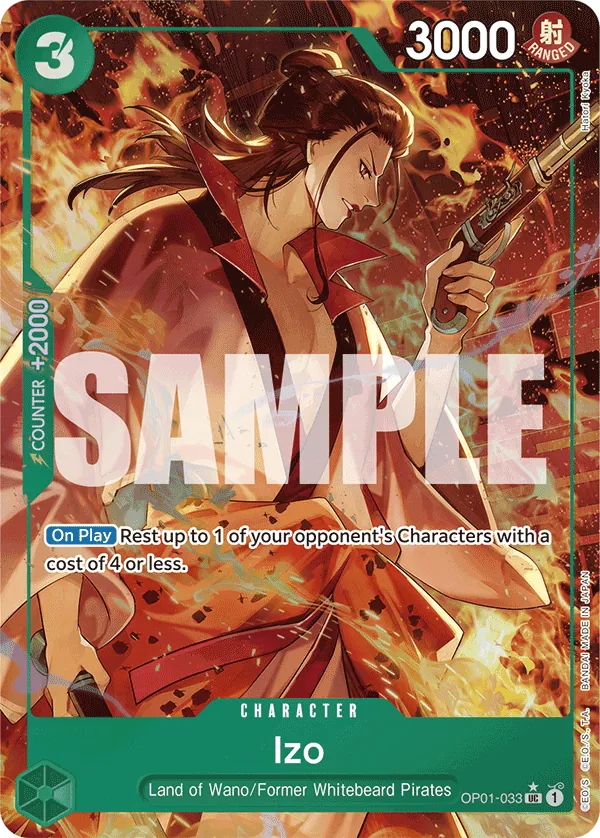 Izo (OP01-033) PRB01 Alternate Art (AA)
