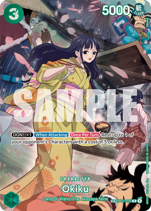 Okiku (OP01-035) OP07 Special Rare (SP)