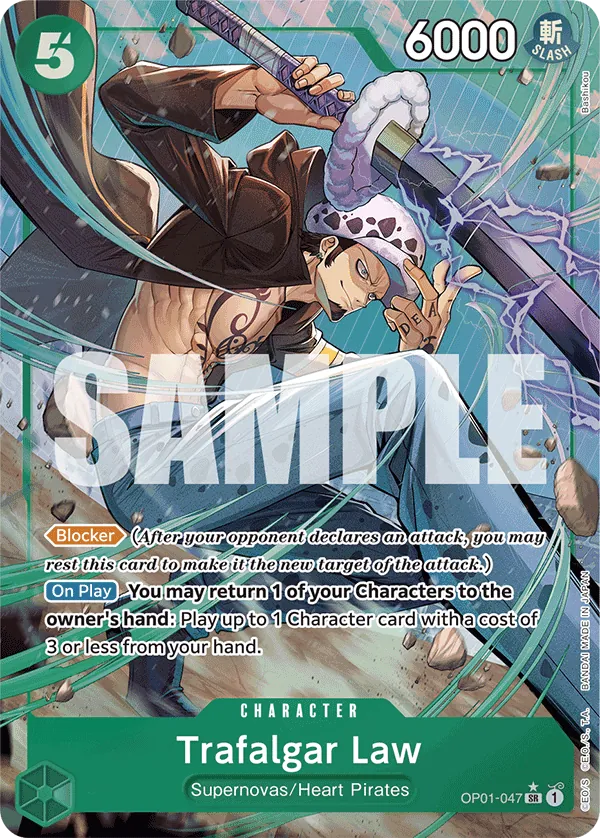 Trafalgar Law (OP01-047) PRB01 Alternate Art (AA)