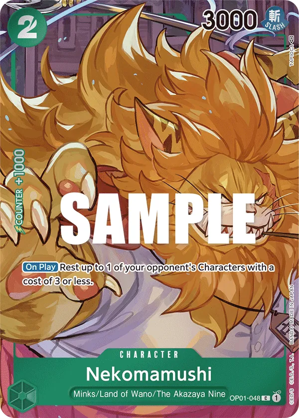 Nekomamushi (OP01-048) OP01 Alternate Art (AA)