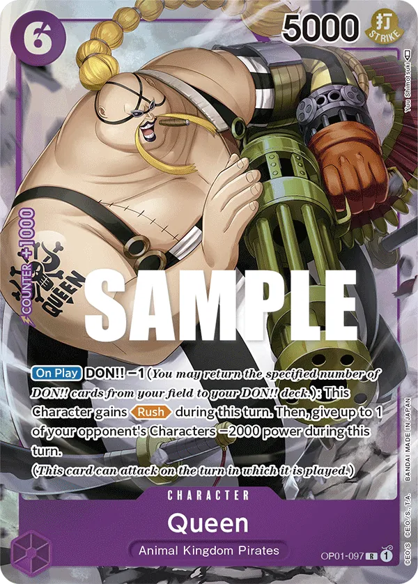 Queen (OP01-097) OP01 Alternate Art (AA)
