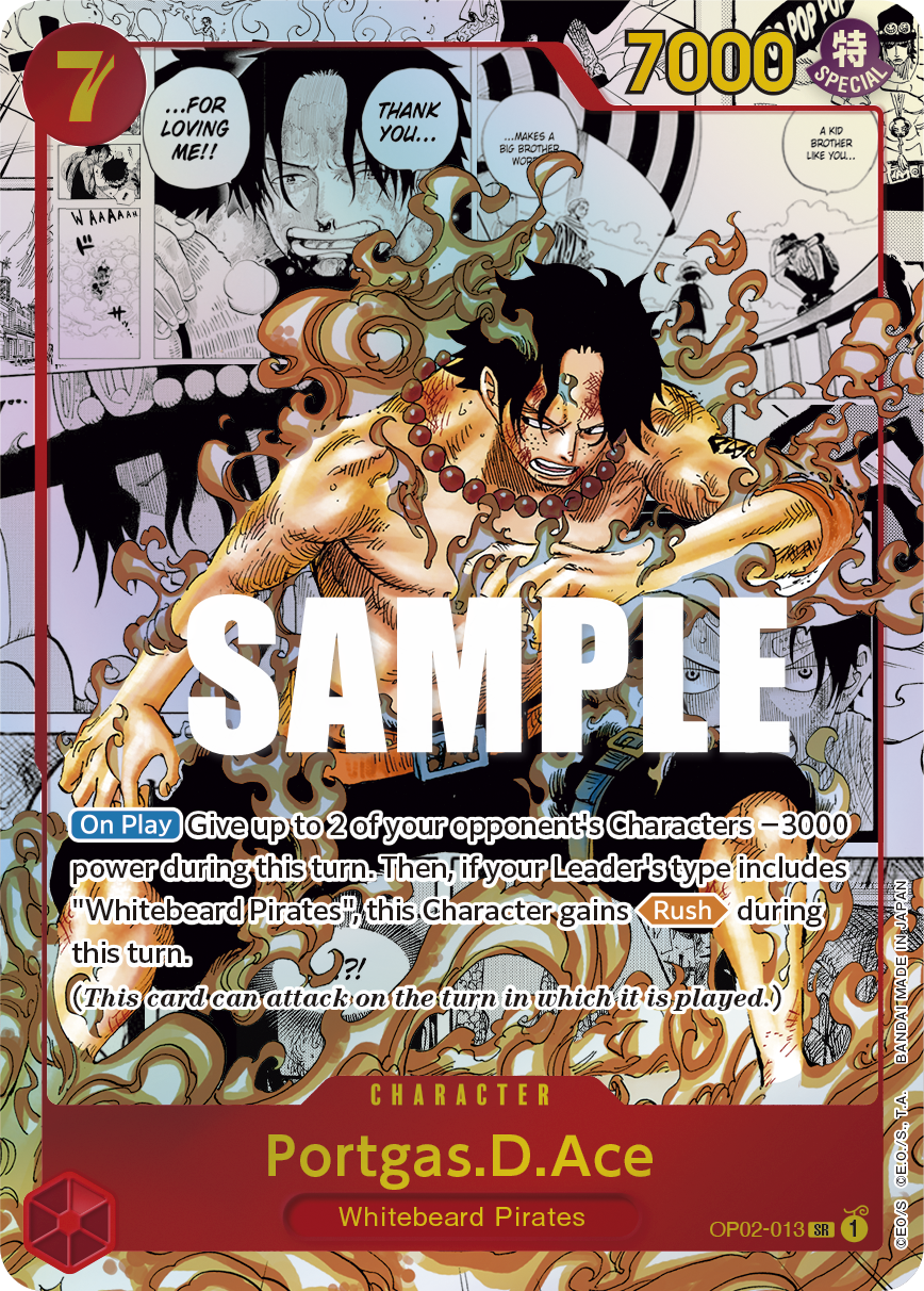 Portgas D. Ace (OP02-013) OP02 Manga Rare