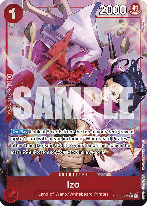 Izo (OP03-003) PRB01 Alternate Art (AA)