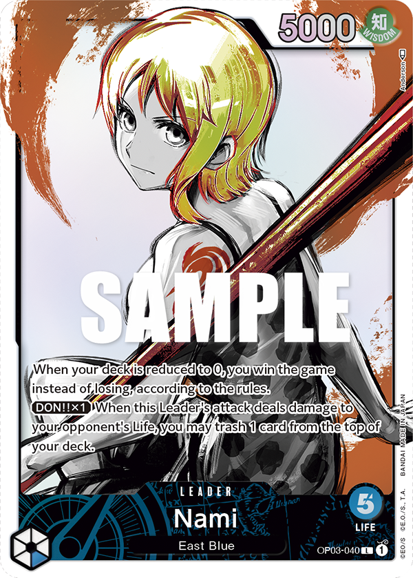 Nami (OP03-040) OP03 Leader Alt Art (AA)