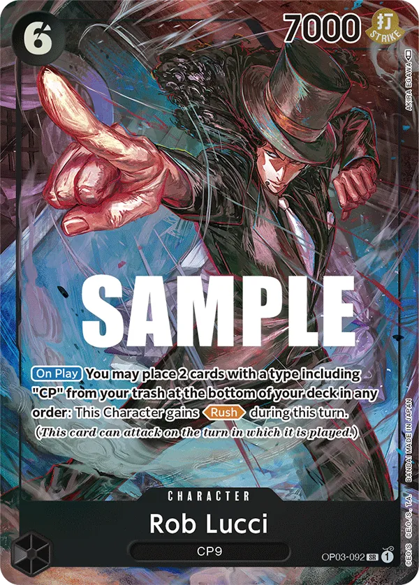 Rob Lucci (OP03-092) OP03 Alternate Art (AA)