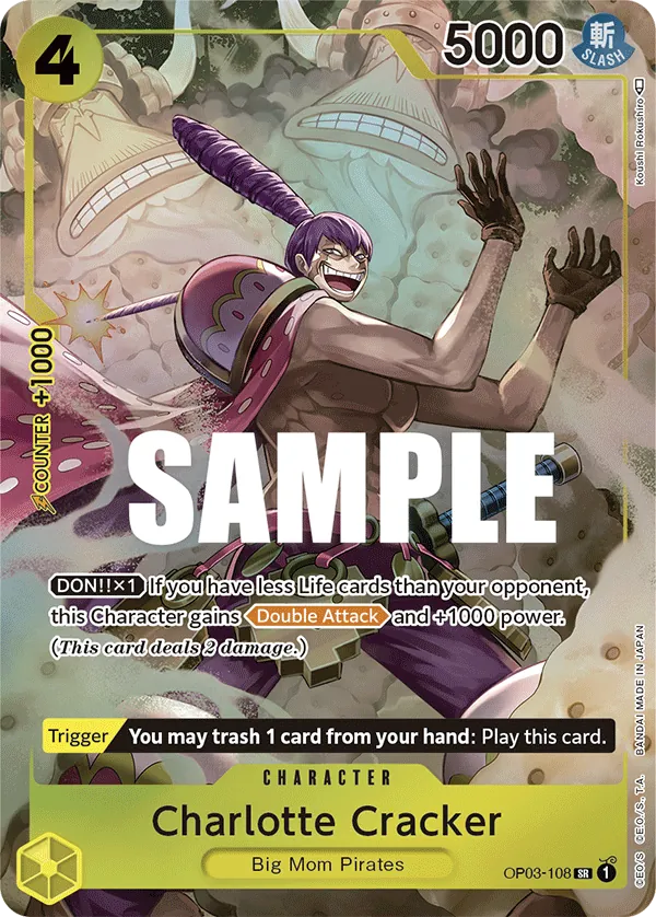Charlotte Cracker (OP03-108) OP03 Alternate Art (AA)