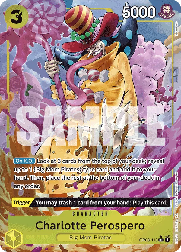 Charlotte Perospero (OP03-113) PRB01 Alternate Art (AA)