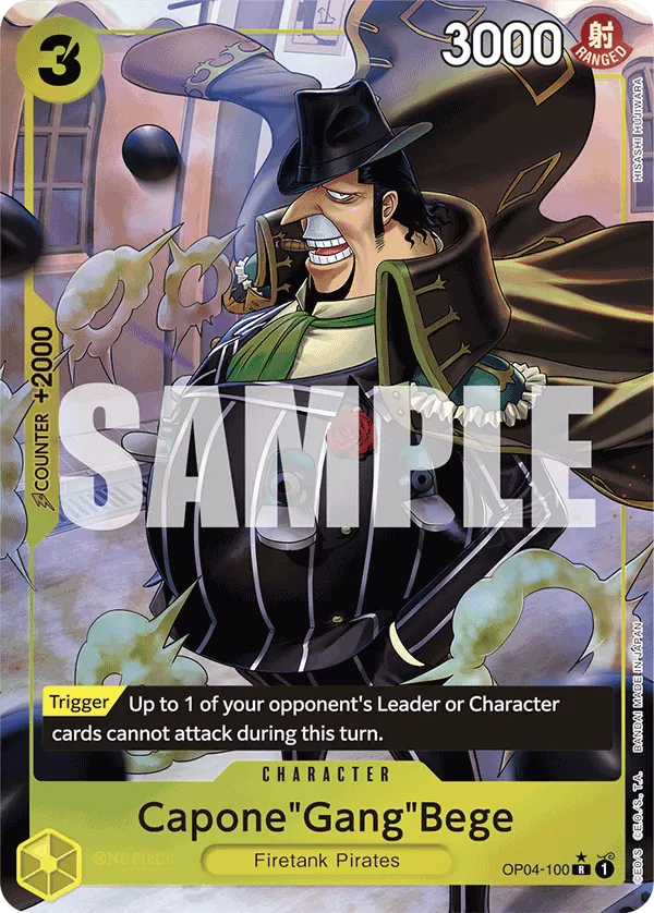 Capone"Gang"Bege (OP04-100) PRB01 Alternate Art (AA)