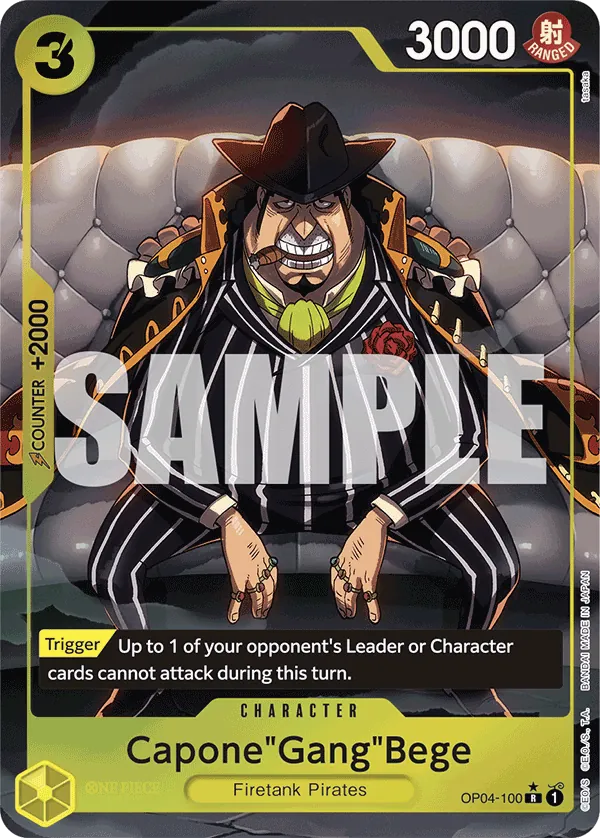 Capone"Gang"Bege (OP04-100) PRB01 Alternate Art (AA)