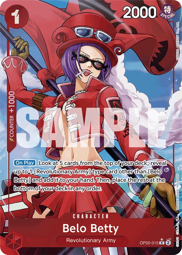 Belo Betty (OP05-015) PRB01 Alternate Art (AA)