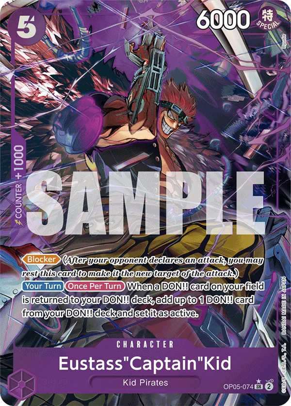 Eustass"Captain"Kid (OP05-074) PRB01 Alternate Art (AA)