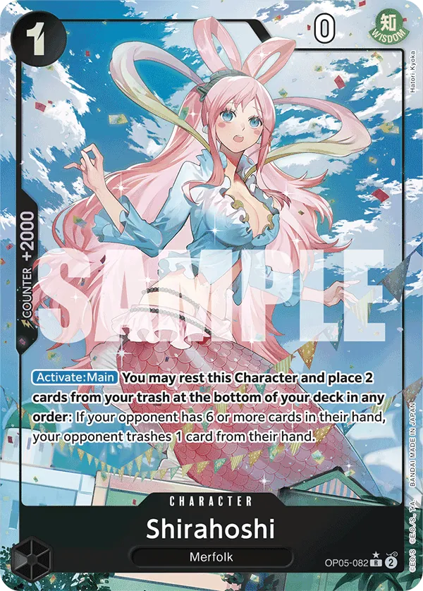 Shirahoshi (OP05-082) PRB01 Alternate Art (AA)
