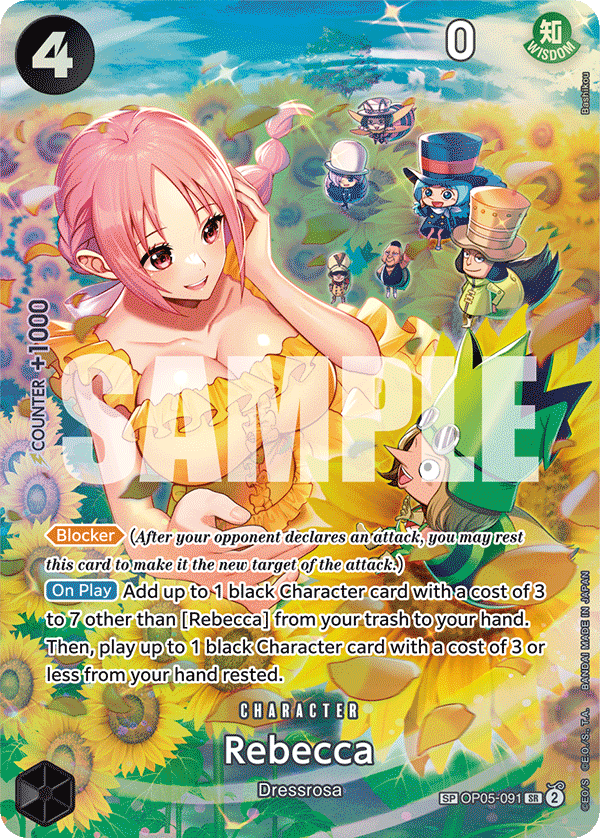 Rebecca (OP05-091) OP06 Special Rare (SP)