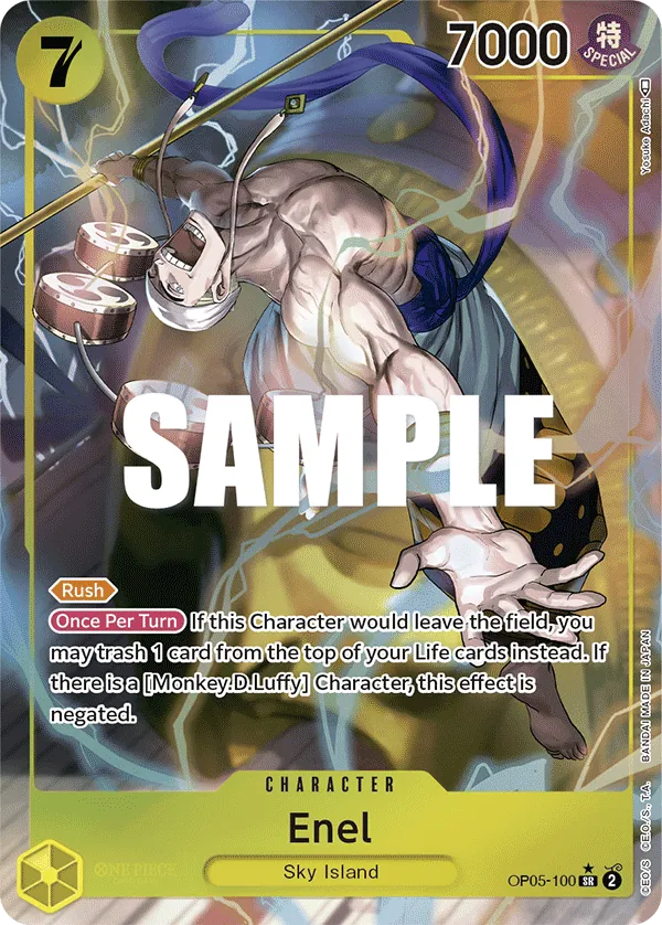 Enel (OP05-100) OP05 Alternate Art (AA)