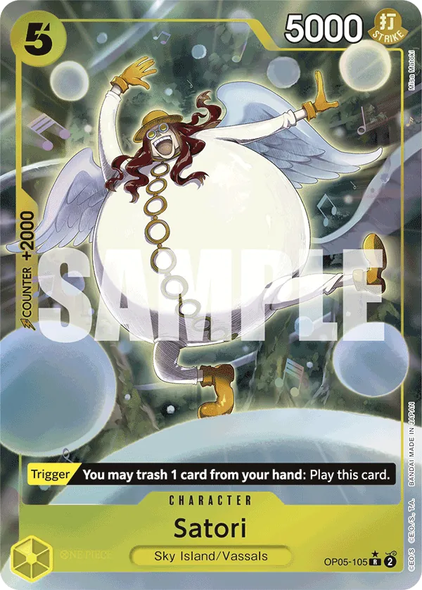 Satori (OP05-105) PRB01 Alternate Art (AA)