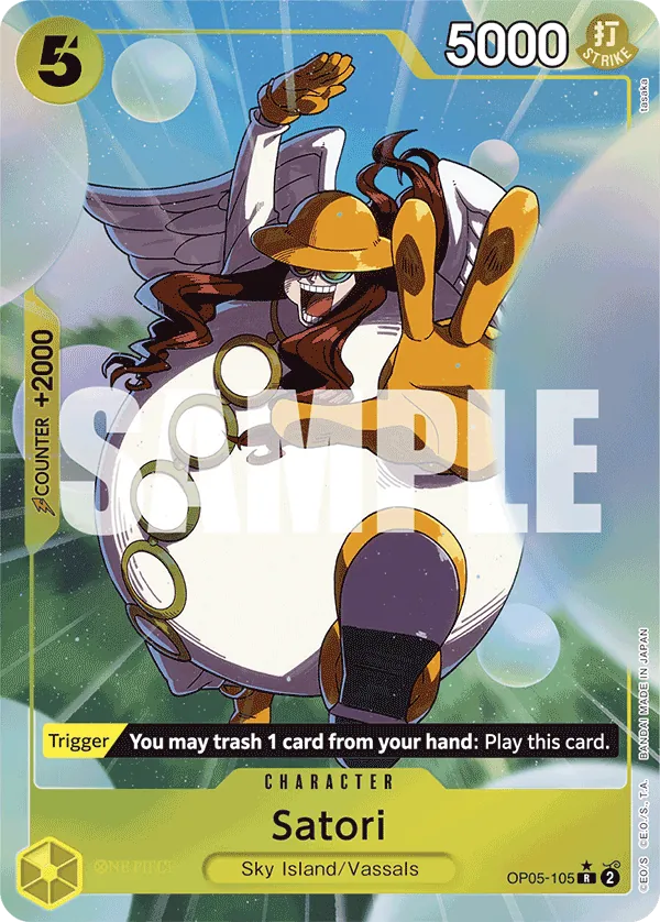 Satori (OP05-105) PRB01 Alternate Art (AA)