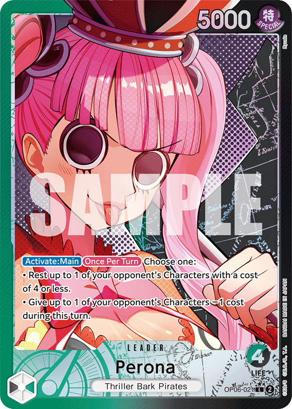 Perona (OP06-021) OP06 Leader Alt Art (AA)