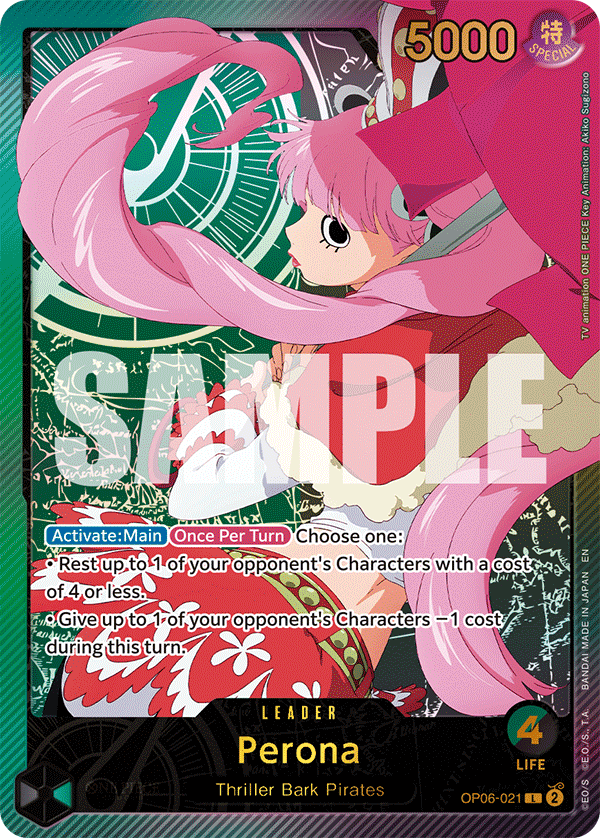 Perona (OP06-021) EB02 Leader Alt Art (AA)