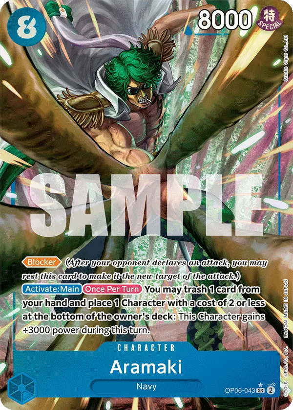 Aramaki (OP06-043) OP06 Alternate Art (AA)