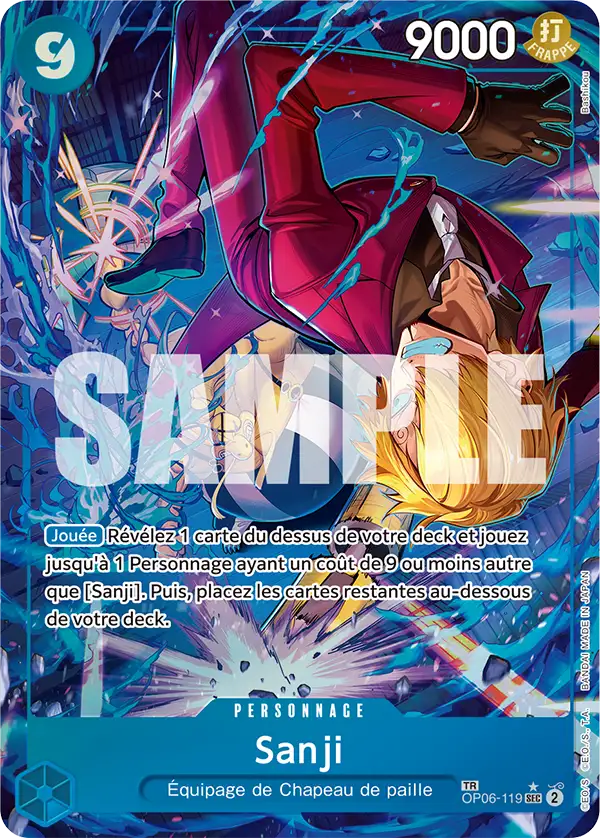 Sanji (OP06-119) French OP09 Treasure Rare | TCGKing.nl