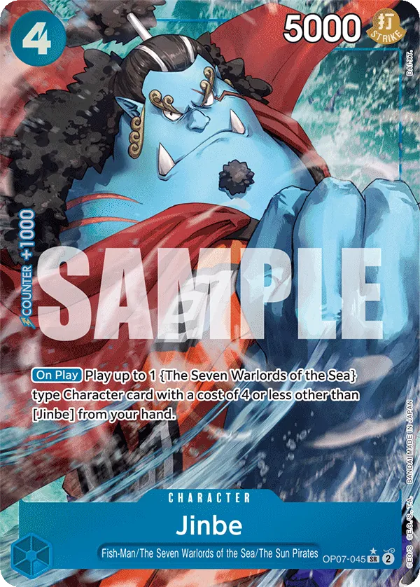 Jinbe (OP07-045) OP07 Alternate Art (AA)