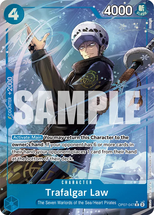 Trafalgar Law (OP07-047) OP07 Alternate Art (AA)