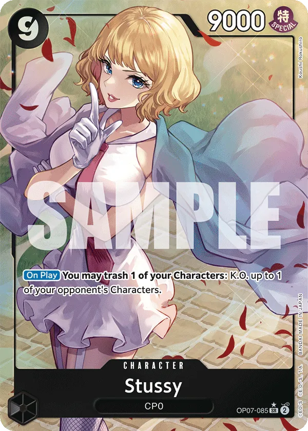 Stussy (OP07-085) OP07 Alternate Art (AA)