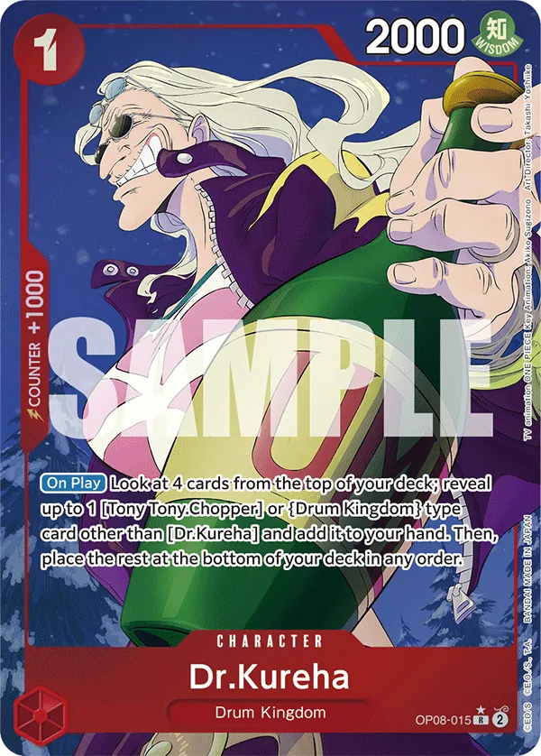 Dr.Kureha (OP08-015) OP08 Alternate Art (AA)