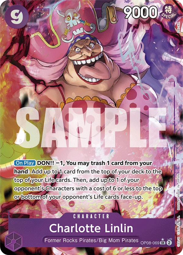 Charlotte Linlin (OP08-069) OP08 Alternate Art (AA)