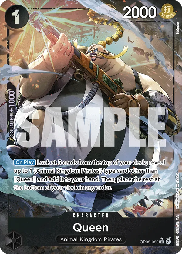 Queen (OP08-080) OP08 Alternate Art (AA)