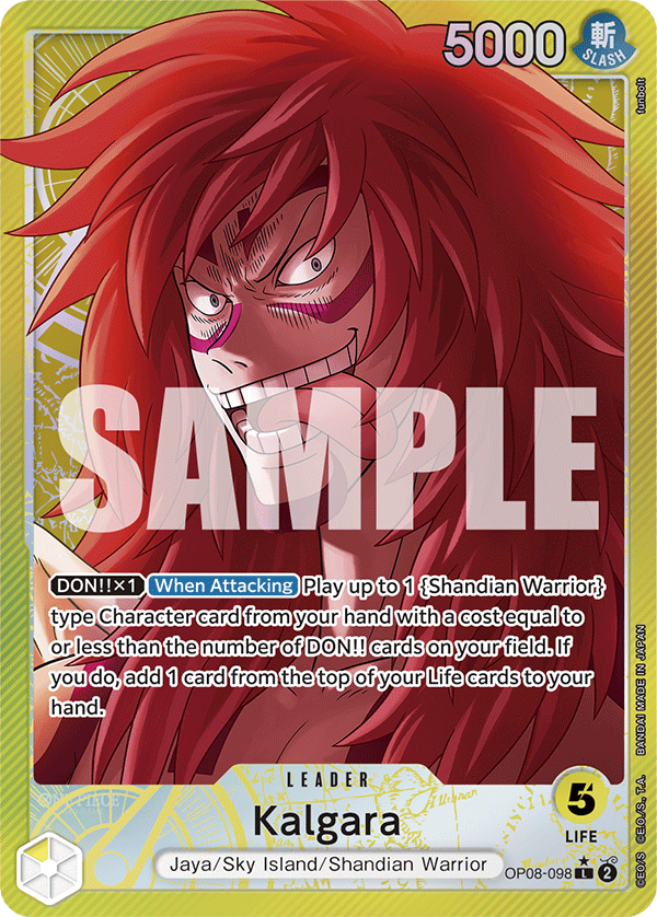 Kalgara (OP08-098) OP08 Leader Alt Art (AA)