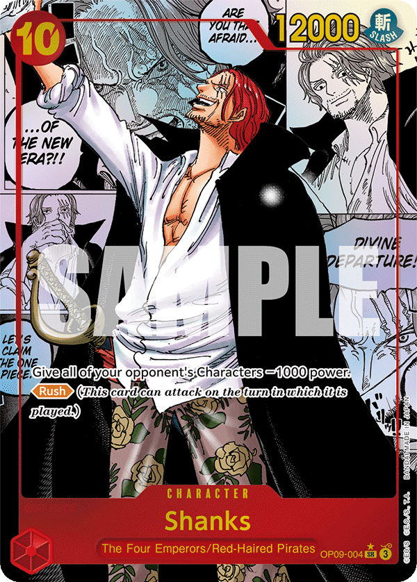 Shanks (OP09-004) OP09 Manga Rare