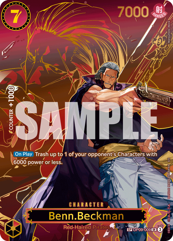 Benn Beckman (OP09-009) OP13 Special Rare (SP)