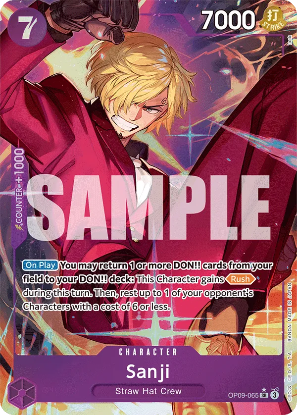 Sanji (OP09-065) OP09 Alternate Art (AA)